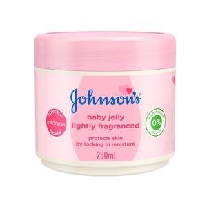 Johnson's Baby Jelly Jar with Pink Lid