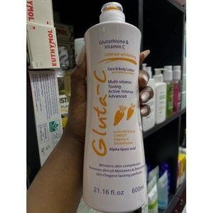 Gluta C Labelled Lotion Bottle