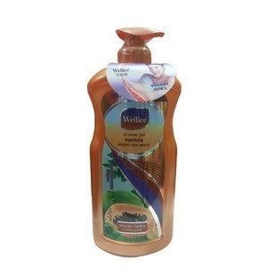 Wellice Papaya-Labelled Shower-Gel Bottle