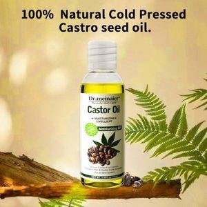 Dr Meinaier Castor Oil-Labelled Bottle