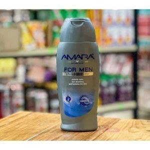 Amara For Men Grey Lotion Bottle