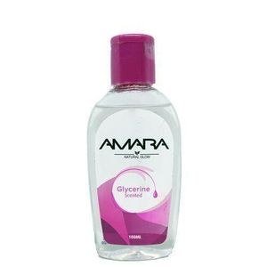 Amara Glycerine-Labelled Bottle with Pink Cap