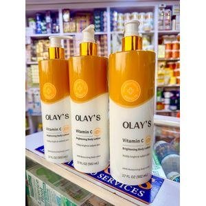 Olay's Vitamin C-Labelled Lotion Pump Bottle
