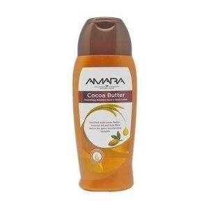 Amara Cocoa Butter-Labelled Orange Lotion Bottle