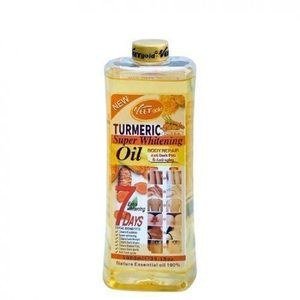 Veet Gold Turmeric-Labelled Tall Oil Bottle