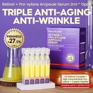 Packaged Ampoule-Style Skincare Serum Arrangement