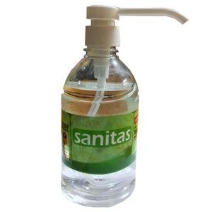 Sanitas Labelled Hand-Sanitizer Pump Bottle
