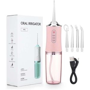 Pink Oral-Irrigator Accessory with Nozzle Examples