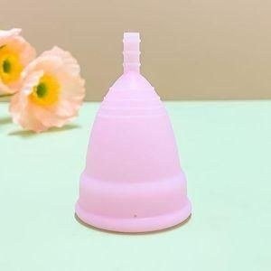 Pink Personal-Care Cup with Lower Stem