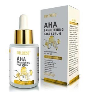Dr Dess AHA-Labelled Facial-Serum Bottle