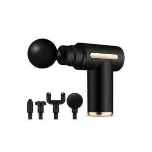Black Handheld Massager with Round Head