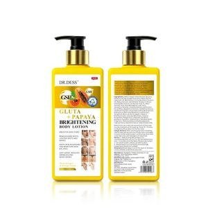 Dr Dess Gluta Papaya-Labelled Lotion Pump Bottle