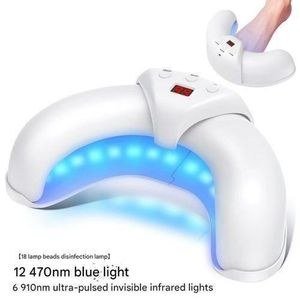 White Curved Nail-Lamp Accessory