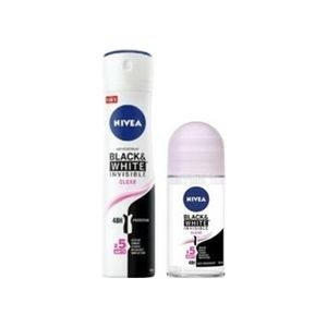 Nivea Black and White Labelled Spray and Roll-On Arrangement