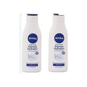 Nivea Express Hydration Labelled Bottle Arrangement