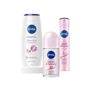 Nivea Pearl and Beauty Personal-Care Container Arrangement