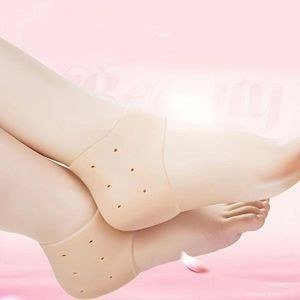 Pale Foot-Sleeve Accessory with Round Openings