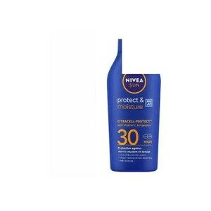 Nivea Protect and Moisture Labelled Sun-Lotion Bottle