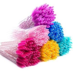Colourful Mascara-Brush Accessory Arrangement