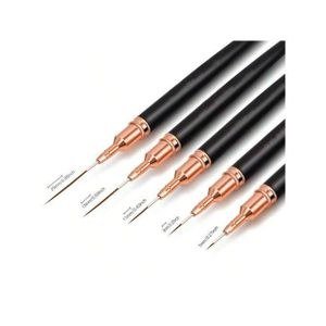 Black-Handled Fine Nail-Brush Arrangement