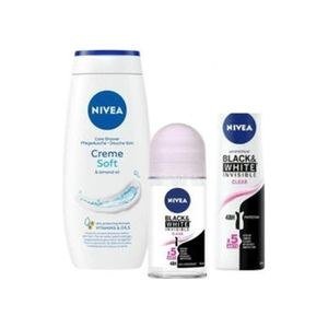 Nivea Creme Soft and Roll-On Container Arrangement