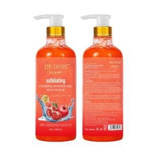 Dr Dess Pomegranate-Labelled Shower-Gel Pump Bottle