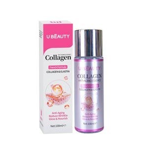 Ubeauty Collagen-Labelled Essence Bottle with Box