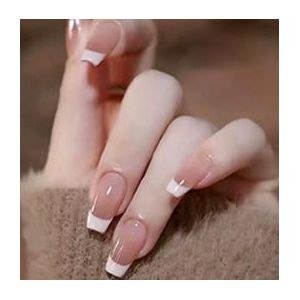 Pale Nail-Tip Accessory in Wearing Example