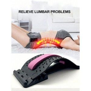 Dark Curved Back Accessory with Pink Upper Strip