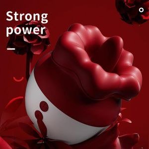 Red Rounded Adult Personal-Massager Accessory