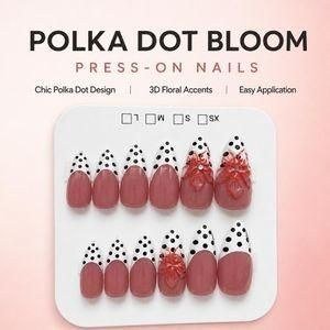 Polka-Dot Nail-Tip Arrangement