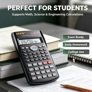 Dark Scientific-Style Calculator with Key Rows