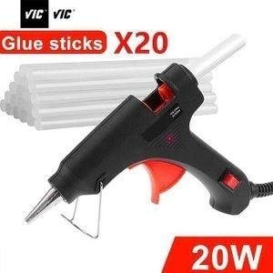 VIC Black Glue Gun with Red Trigger