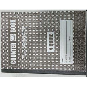 Geometric-Print Counter Book with Front Label