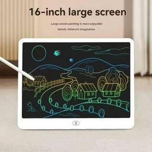 White-Framed Drawing Board with Stylus Example