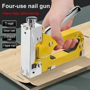Yellow Handheld Stapling Tool