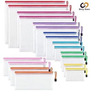 Zip-Style Document Pouches in Colour Examples