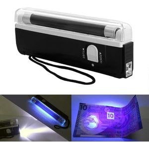 Portable Banknote-Inspection Lamp with Wrist Loop
