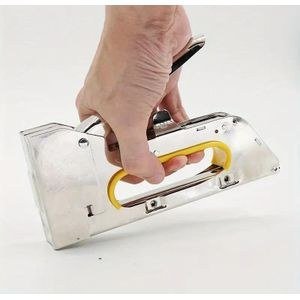 Silver-Coloured Handheld Stapling Tool