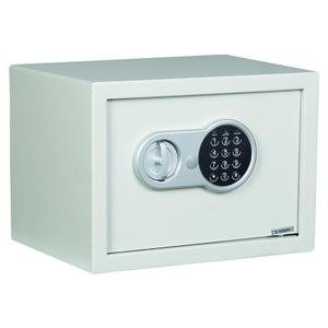 Pale Box-Style Safe with Round Keypad