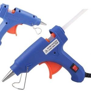 Blue Glue Gun with Orange Trigger