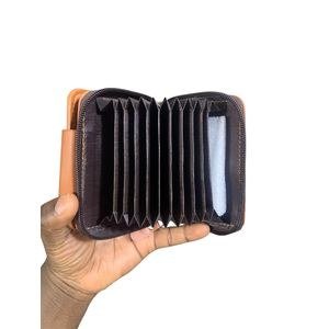 Dark Accordion-Slot Card Holder