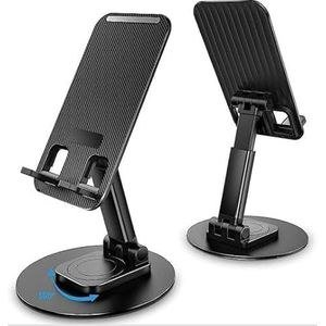 Dark Folding Phone Stand with Raised Support