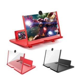 Red Clear-Front Phone-Support Accessory