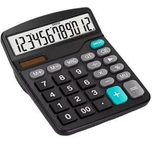 Dark Desktop Calculator with Contrasting Keys