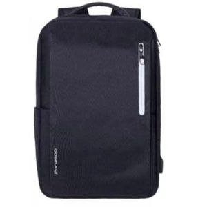 Panasoo Dark Backpack with Slim Front Zip