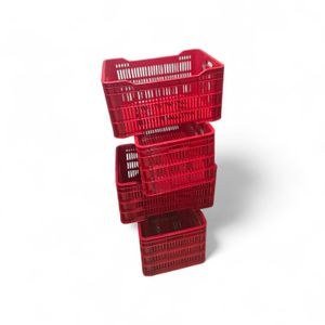1pc Red Plastic crates