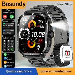 Besundly Dark Watch with Linked Strap