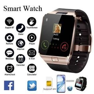 Dark Brown Rectangular Smart Watch