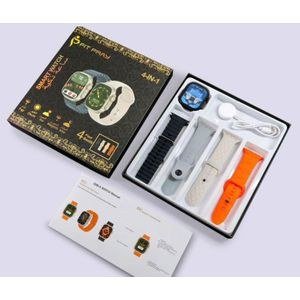 Fit Pray Smart Watch Package with Dark and Orange Straps